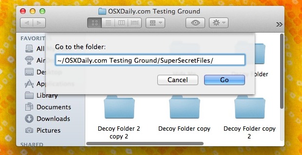 Mac Hide Folders App