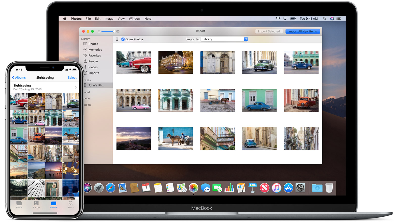 How to transfer photos from an iPhone or iPad to a Mac